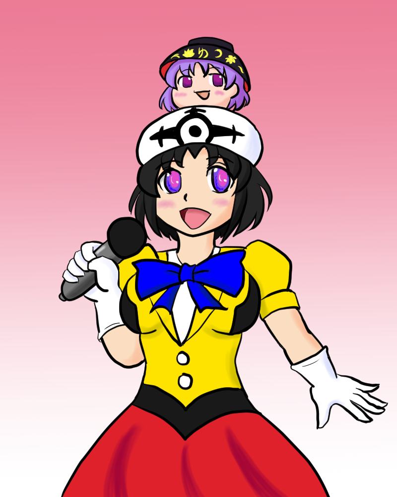 小人島19と小人のゆっくり ゆっくりしていってね ゆっくり 少名針妙丸 もっちりのイラスト