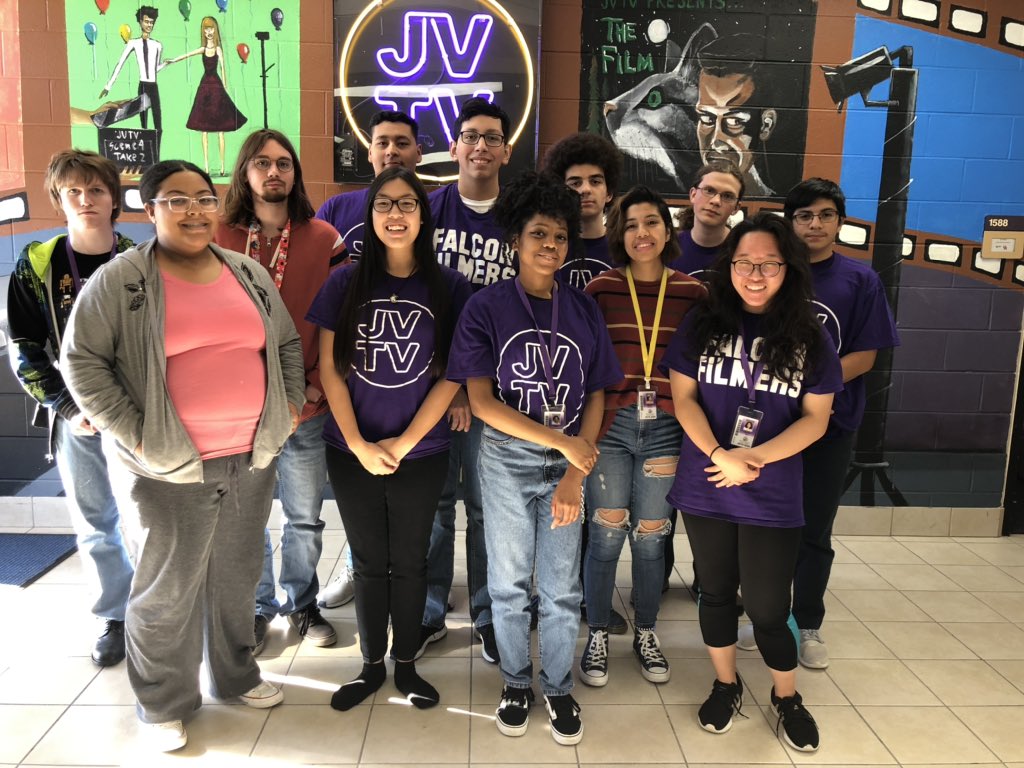 JVTVNews's tweet photo. I wanna give a special s/o to Falcon Media and Journalism. I miss my JVTV, Digital Audio, and communication students. I can’t wait to see all of you friday in our weekly Zoom meetup. Try to spread some kindness today. @jvhsprincipal  @JVHSPress https://t.co/tcMVx3Knmq
