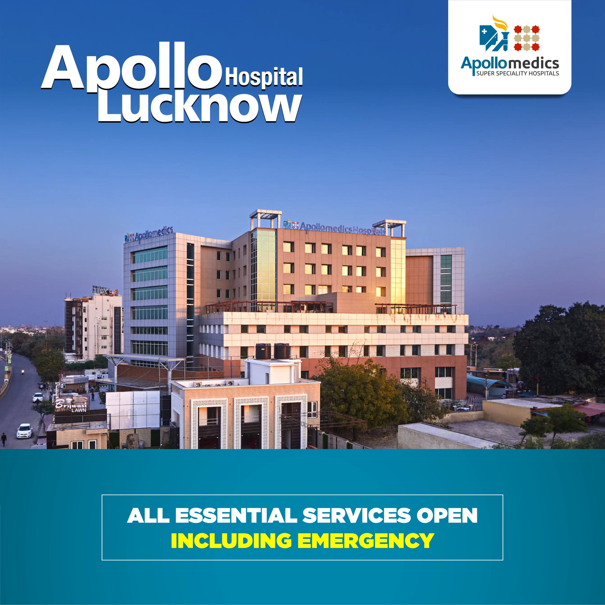 Apollomedics Super Speciality Hospitals On Twitter Apollo Hospitals Lucknow Is Open For All The Essential Services Including Emergency Consultants For All Specialties Available 24x7 For Enquiry Call 0522 678 8888 Covid2019india Covid 19