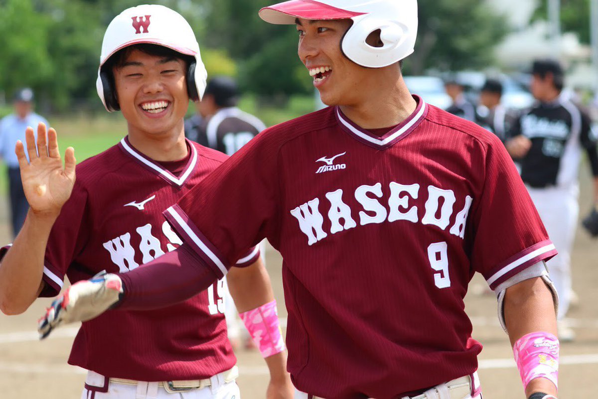 W_softball2023's tweet photo. 【新2年生の紹介】
尾松大輝
学部　政治経済学部
出身高校　清風南海高校

独特な打撃理論を持っているからか、見た目からは想像できない打球を放ちます。彼が所属する政治経済学部は、土曜授業など忙しい部分もありますが、うまく時間をつくって、所沢での練習に励んでいます。

#春から早稲田政経 https://t.co/E9Uea65tql