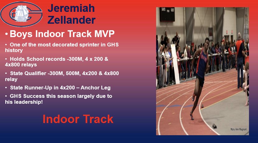 GHSAD's tweet photo. Congrats to Jeremiah Zellander for being Co-MVP of our Indoor Track team! ⚓️🏆 https://t.co/hoATfabLqT