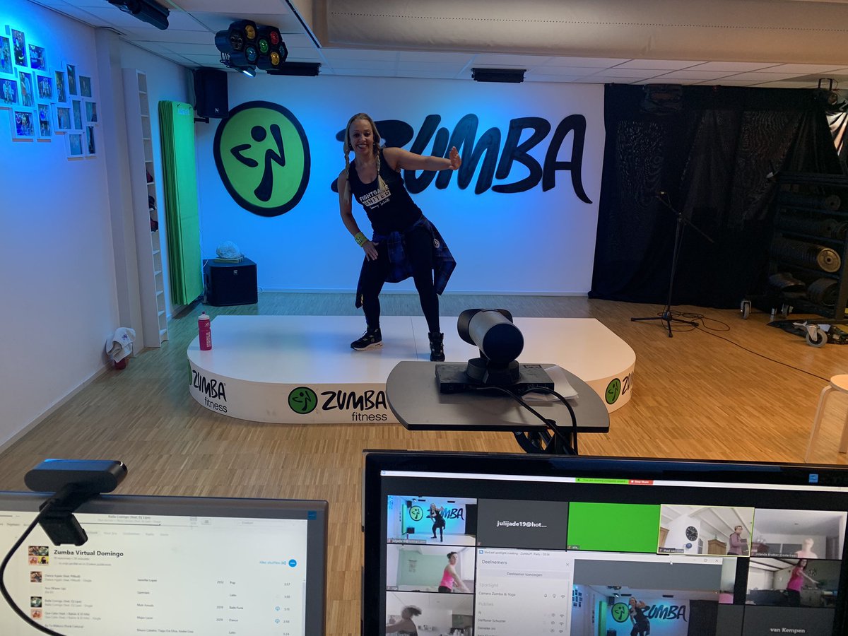 Vanavond 19.30 uur tot 20.20 uur  live stream Zumba®️. We gebruiken de Starleaf app. Uw privacy wordt gerespecteerd en gegarandeerd. Alleen onze instructeur en moderator kan u zien.  Kosten €3,95

Inschrijven kan nog! Via: ledensoftware.nl/fightgameacade…

 #ZumbaVirtual #starleaf