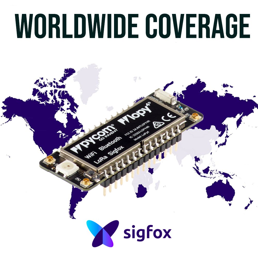 SGWirelessIoT's tweet image. We're pleased to announce that #LoPy4 has received Certification from @sigfox. It was always Sigfox capable, but now it's officially certified to work on RC1, RC2 and RC4.
shorturl.at/btx89
#GOINVENT #IoT with #Sigfox #LPWAN