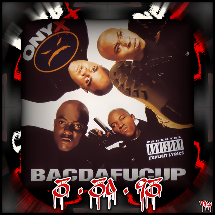 FrankTru1's tweet photo. 3.30.93 #ONYX 💥drop their debut #Bacdafucup 💥On the #JMJ label coming hard with tracks like #ThrowYaGuns 👊 #DaMadFaceInvasion 💥#Slam 👊#Shifftee and more https://t.co/99ISBls1WX