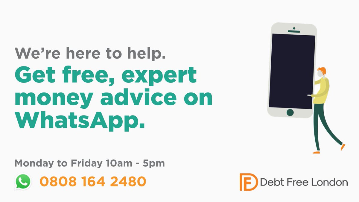 DebtFreeAdvice_'s tweet photo. In the current climate, many people are facing increased pressures on their household budgets. 

If you're struggling, we've adapted our service and are still here to help. Get in touch on Whatsapp for free, expert money advice: 08081642480

Find out more: https://t.co/oBTFuZTc88 https://t.co/kKqUHAgjHH