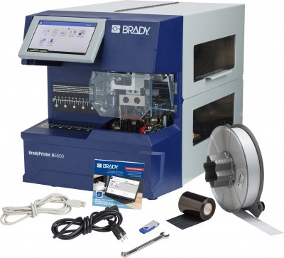 Heilind's tweet photo. Now featuring from @BradyNASocial the Wraptor A6500 wrap #printer applicator &amp; #BradyPrinter A5500 flag printer applicator. These printers combine both the #printing and application of labels in one easy-to-use unit for wire &amp; #CableIdentification https://t.co/8lGrauZg7X https://t.co/LZXRgikL5l