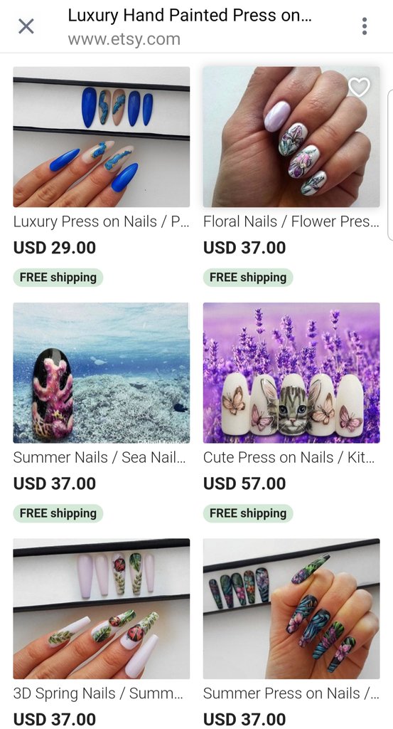 BNailMaster's tweet image. Awesome Handpainted Press on Nails ❤ Custom Designs ❤ FREE Worldwide Shipping ❤ etsy.com/shop/PerfectNa…