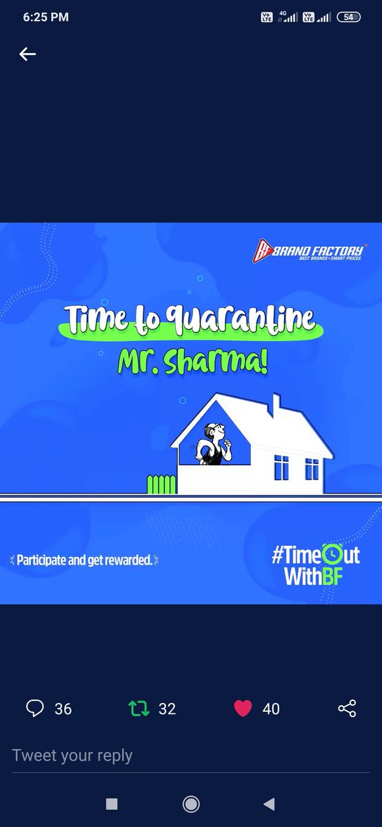 itssusmitaaa_'s tweet image. Here's my screenshot team! ✔️
@BrandFactoryIND
#TimeOutWithBF #ContestAlert #Contest #Quarantine #QurantineActivities 

Join friends
@KukrejaShubhs
@Suruchi_Mehtaa3 
@TheVNayak 
@sanchitabhartiy 
@misty_basu 
@secret_sarmi123 
@TheShiningGirl5 
@toposant55