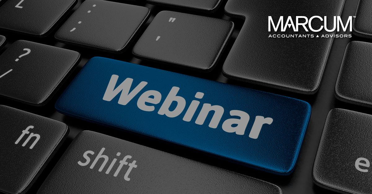 The historic stimulus package was signed into law by the President on March 27. Join our Tax &amp; Business Services leaders on Tuesday, March 31, for an in-depth webinar discussing the stimulus provisions and how they may benefit you. bit.ly/2UqyPBQ