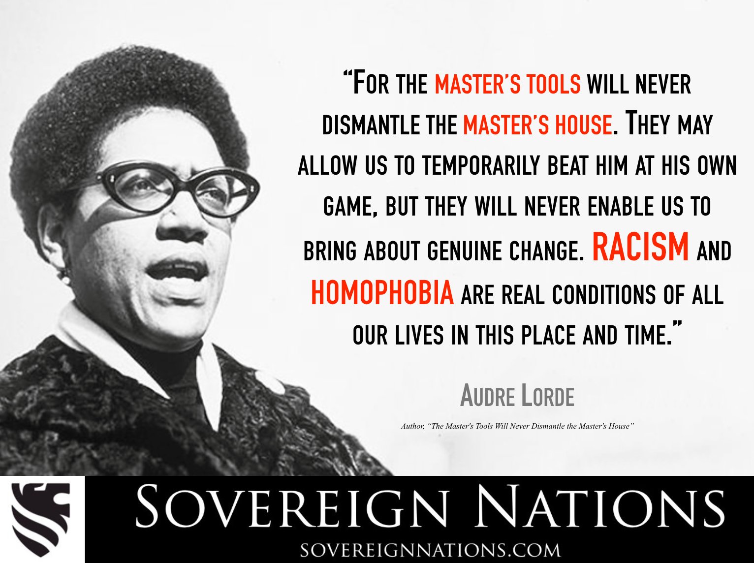 Audre lorde master s tools quote