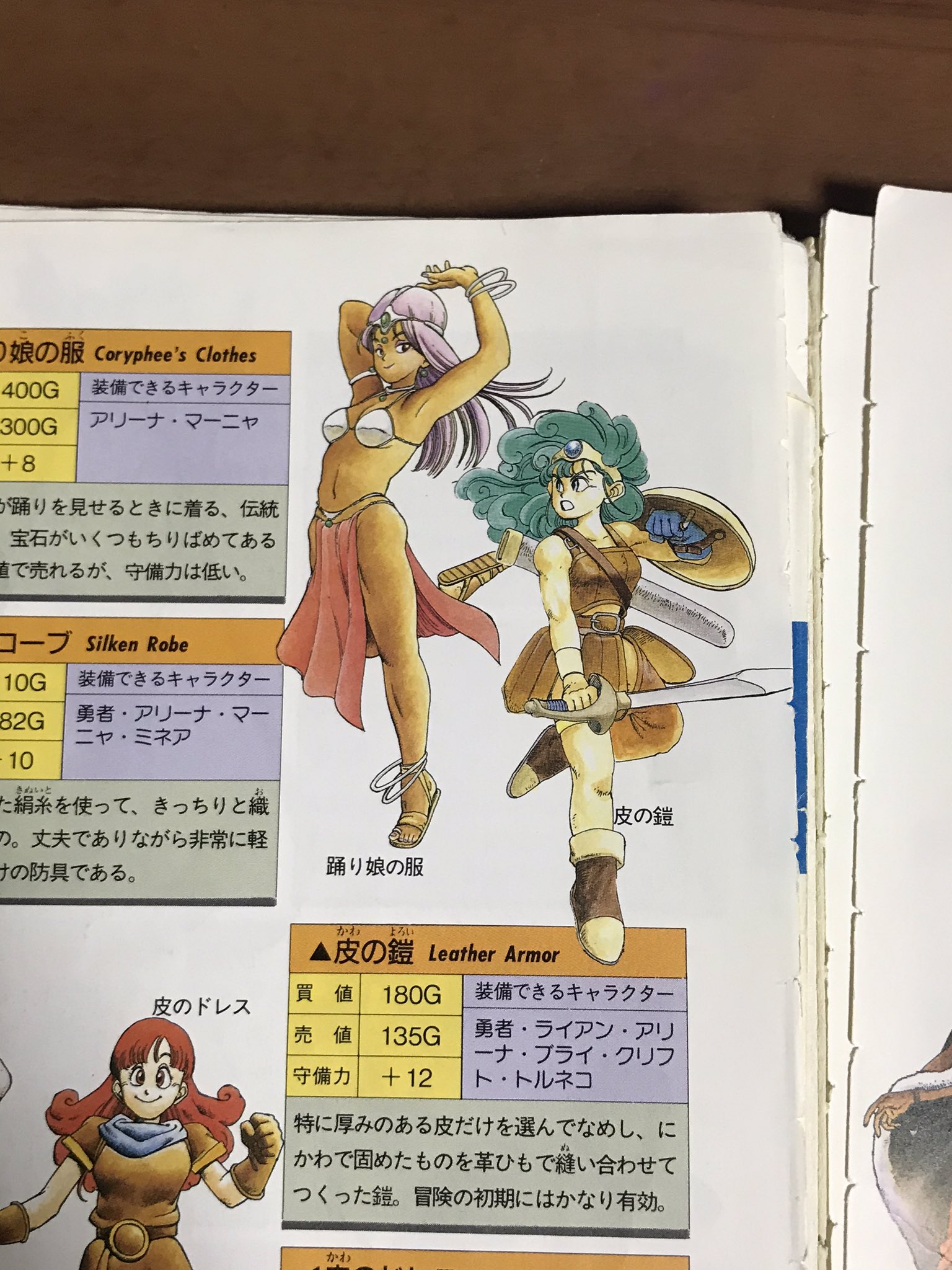 あやなぎ 本棚漁ったらボロボロだったけどdq4の攻略本出て来た 当時小学生になるかならないかくらいだったと思うんだけど このマーニャが刺激強くてなぁ W T Co Wizesuiyz3 Twitter