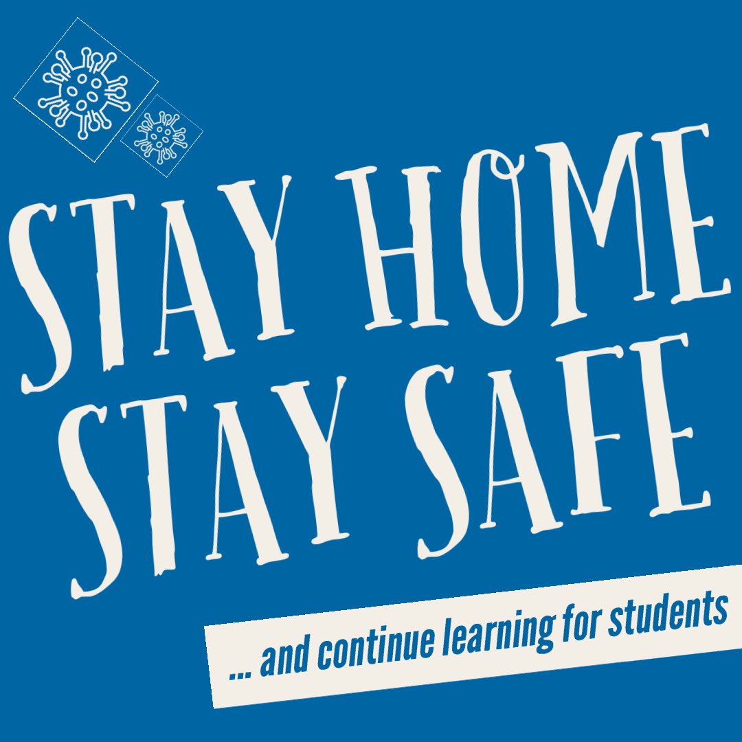 PaulaPatterson's tweet photo. Stay home, stay safe... easy. Continue the learning for students... that is the challenge. Remote Learning Survival Tips - One Innovative Educator https://t.co/nwL1XlX4cR https://t.co/KW2o7uchbJ