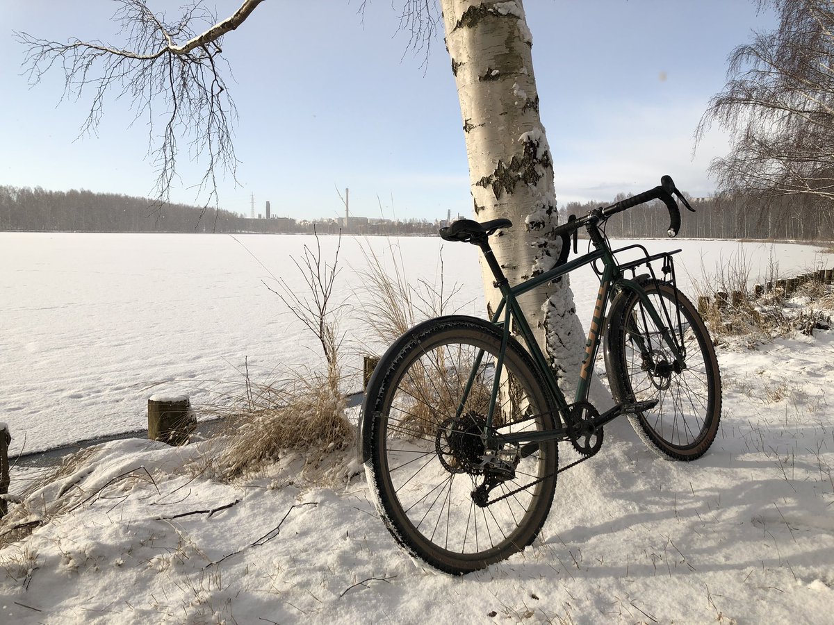 Eipä tarvinnut kärsiä katupölystä työmatkalla #pyöräily #työmatka