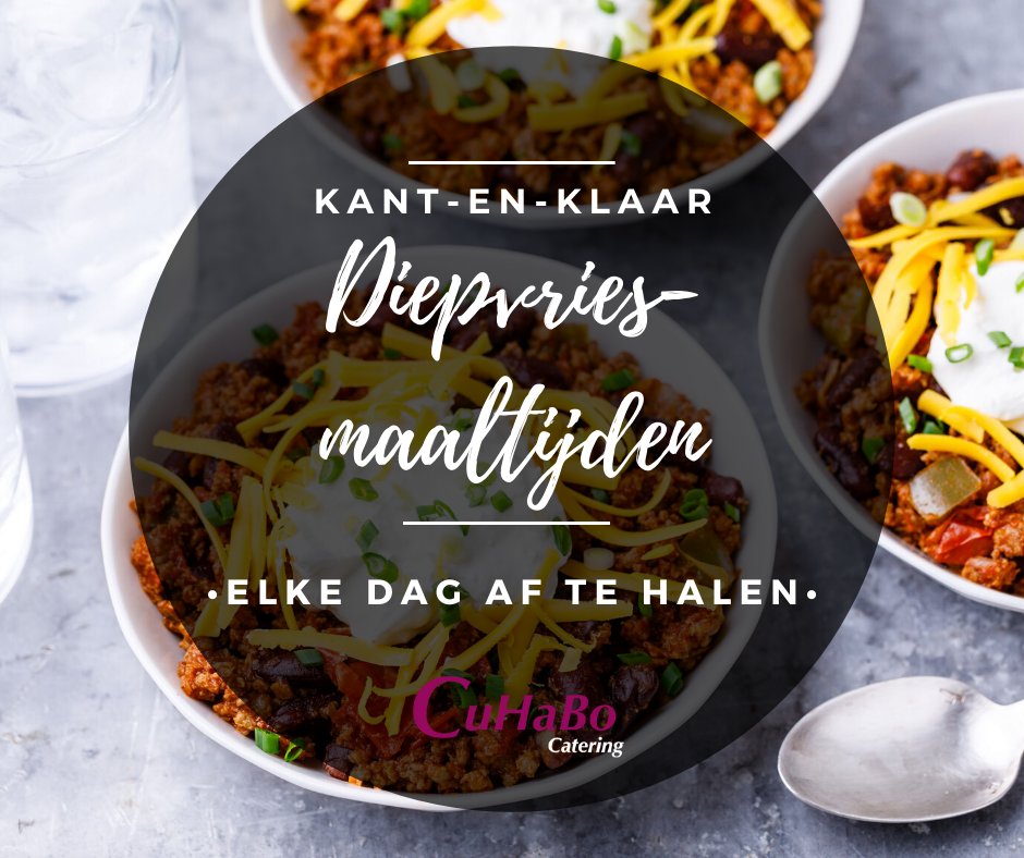 Vanaf morgen is het ook mogelijk om elke dag (verse) kant-en-klaar diepvriesmaaltijden bij ons af te op de Kasteeldreef 38D in Den Bosch. Meer info? Ga naar onze website: buff.ly/2WrJXQx