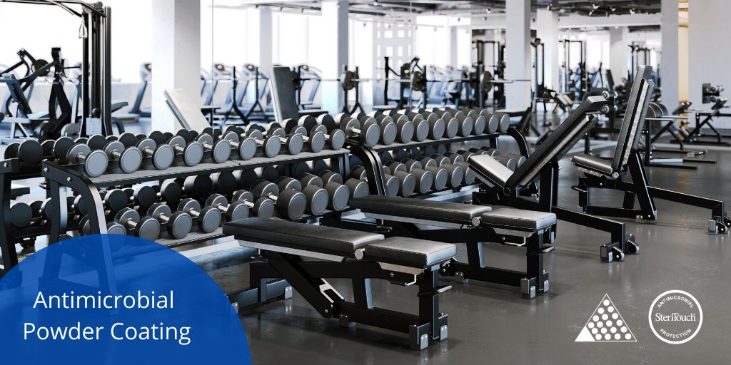 Thermaset's tweet photo. 🏋️‍♂️Coating fabrications like gym equipment with Thermaset - SteriTouch antimicrobial products will help to help to protect the surface of the equipment by reducing the growth of bacteria.  

#nhs #antibacterial #anitmicrobial #infectionprevention #powdercoating #healthcare https://t.co/HGC39DqspO