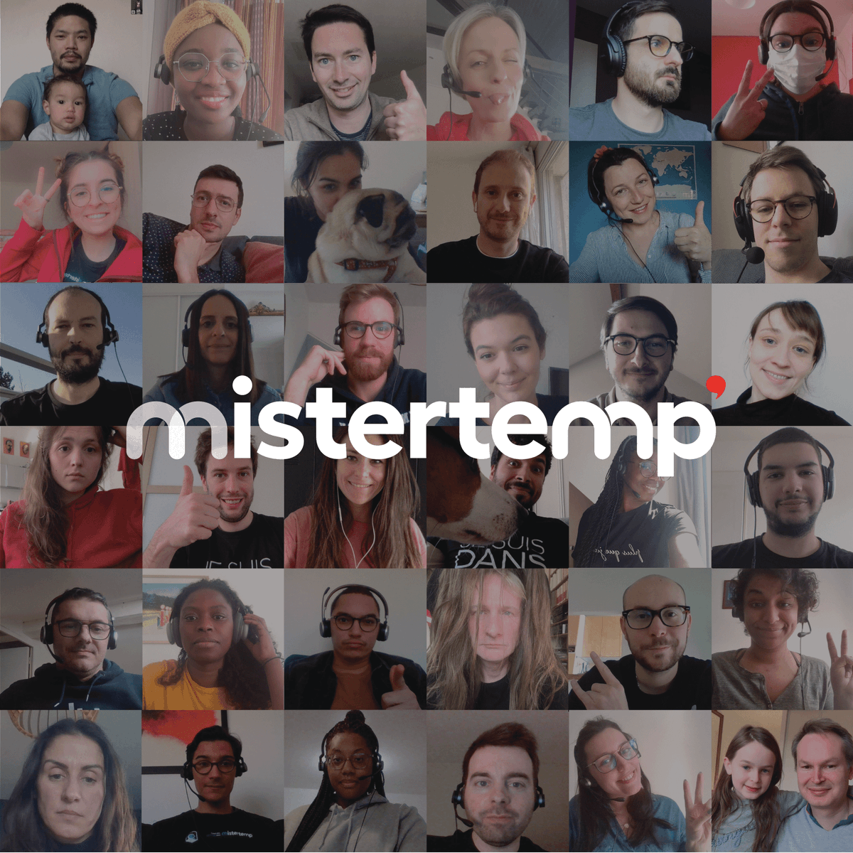 MisterTemp_fr's tweet photo. On reste loin, mais on garde le lien ! Toute la team est à pied d'oeuvre pour vous accompagner de notre mieux pendant le confinement. Alors bonne semaine à tous, restez à l'abri et faites attention à vous. 😉
#MondayMotivation #recrutement #interim #rh #mistertemp #misterteam https://t.co/L6U66BOfAl