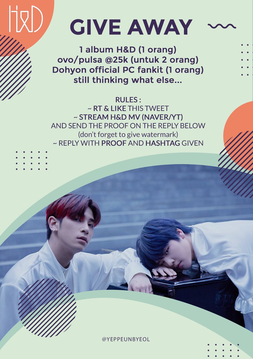 GIVEAWAYRules nya aku ubah dikit ya, krn dibadutin mbk. Pokok stream MV di VLIVE/YT, tap hearts, rep proof+hashtagnya! RT+like jgn lupa :) #포켓돌즈  #POCKETDOLZ #이한결  #LEEHANGYUL #남도현  #NAMDOHYON #낯설어  #UNFAMILIAR #HangyulDohyon_낯설어 @POCKETDOLZ