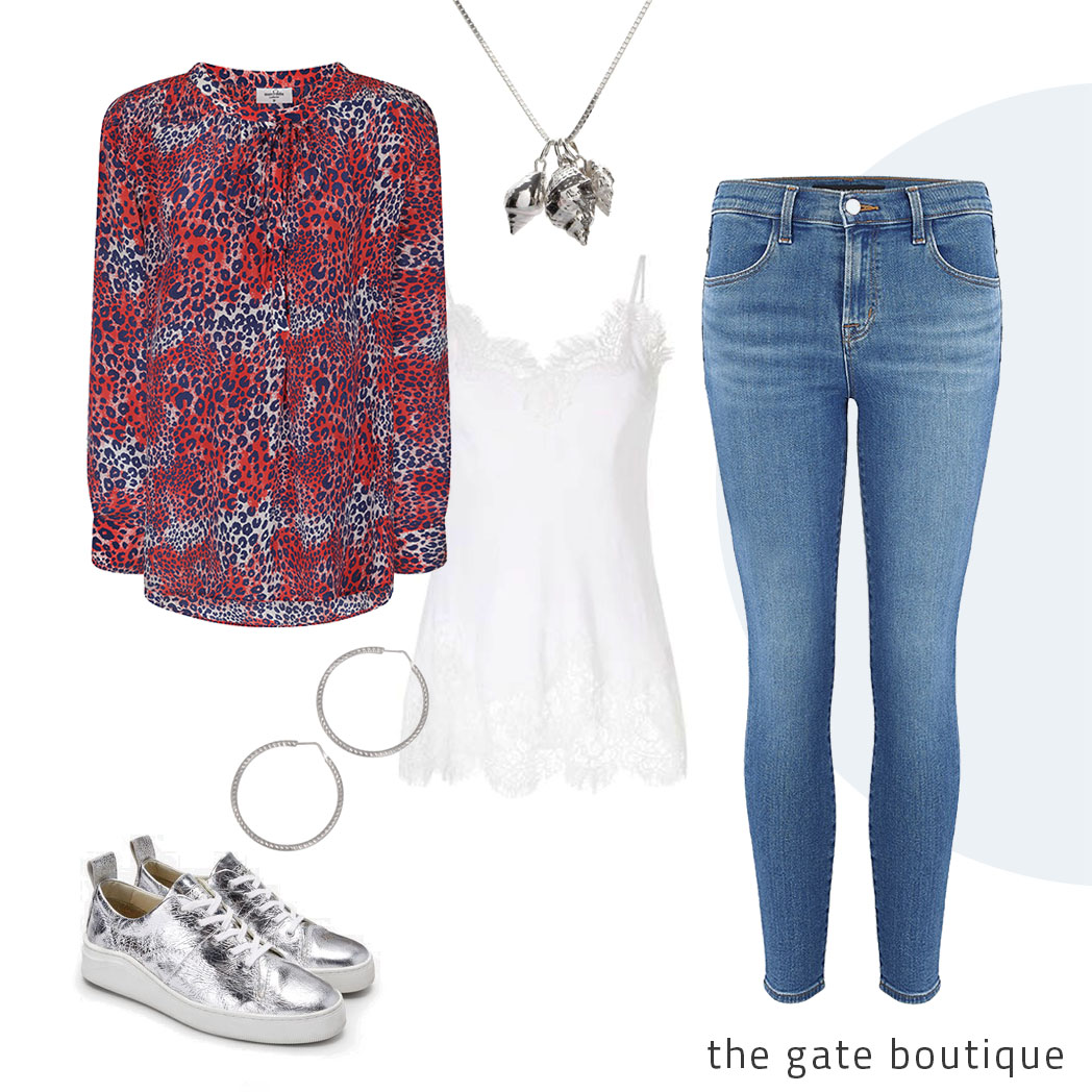 TheGateShop's tweet image. Kicking off the week with an uplifting leopard print from Mercy Delta. I've styled it with J Brand jeans, Hudson trainers, Cabbage White shell necklace and as always, a pair of pretty Georgiana Scott hoops!

@ExperienceGford 
@GuildfordTIC 
@WeLoveGuildford 
#Guildford
