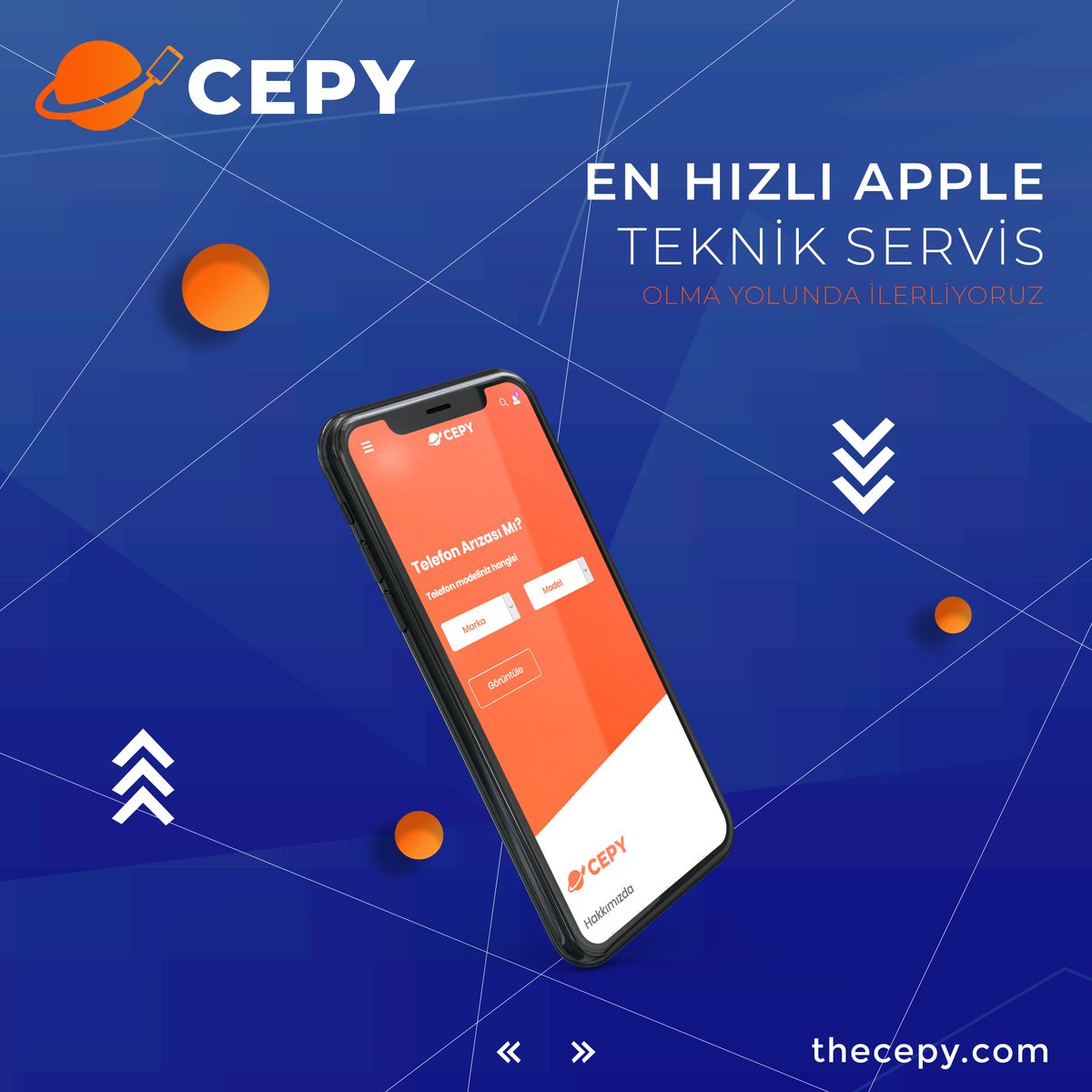 thecepycom's tweet photo. Cep telefonu tamir işlerinizde, yeni nesil hizmet! yerinde telefonunuz tamir ediyoruz sorun büyükse telefonunuzu alıyoruz saatler içinde tamir edip size geri teslim ediyoruz.
#yerindehizmet #telefontamiri #cihaztamiri #tablettamiri #ariza #apple #samsung #cepy #thecepy #tamir https://t.co/1THWGjSRtO