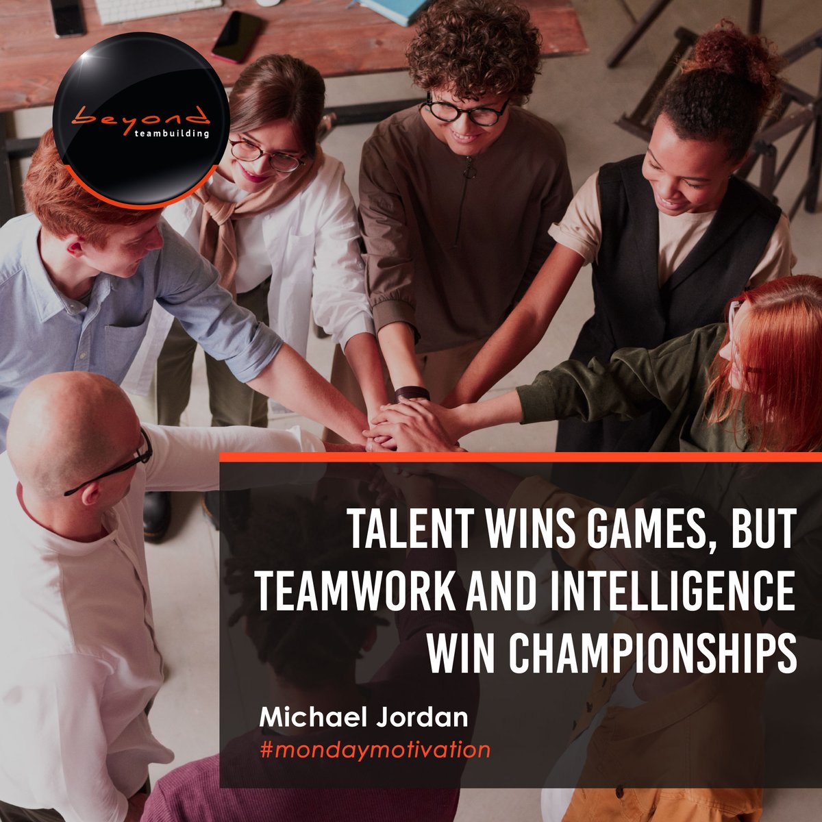 beyondteambuild's tweet image. #mondaymotivation #BEYONDTeambuilding #HISIDEGroup #takeyourteambeyond #teambuilding #teambuild #teamspirit #goteam