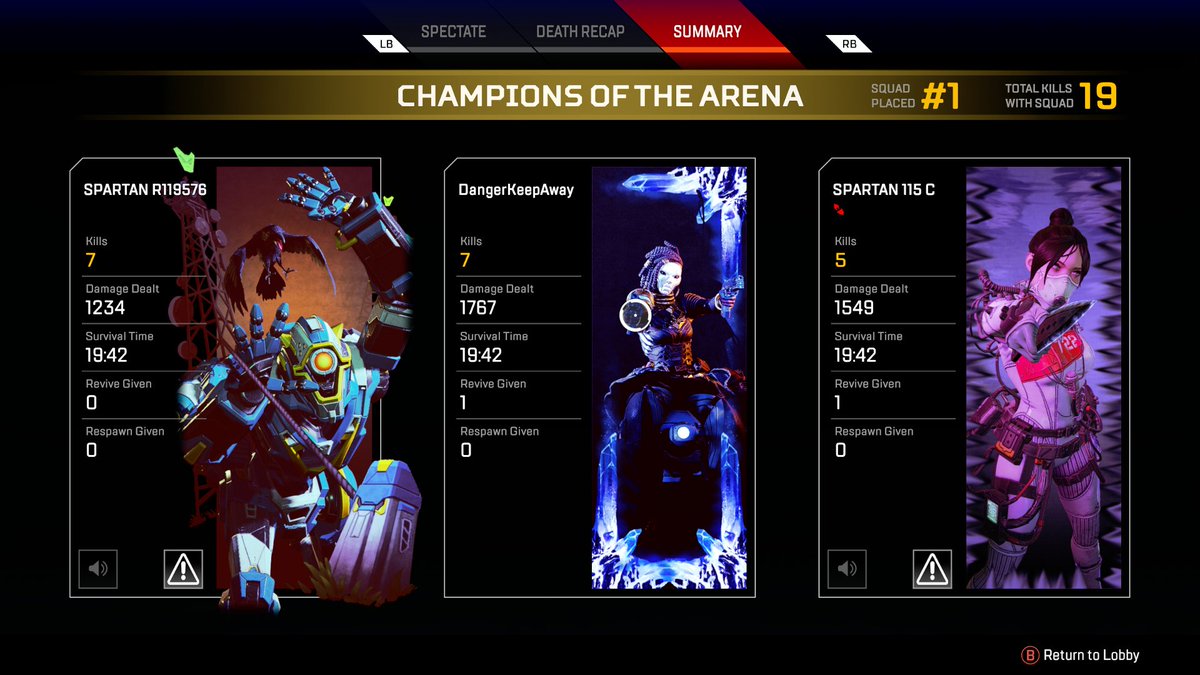 Patrick_Hubbard's tweet photo. Great team game #ApexLegends #XboxShare https://t.co/BBBAtsosSX