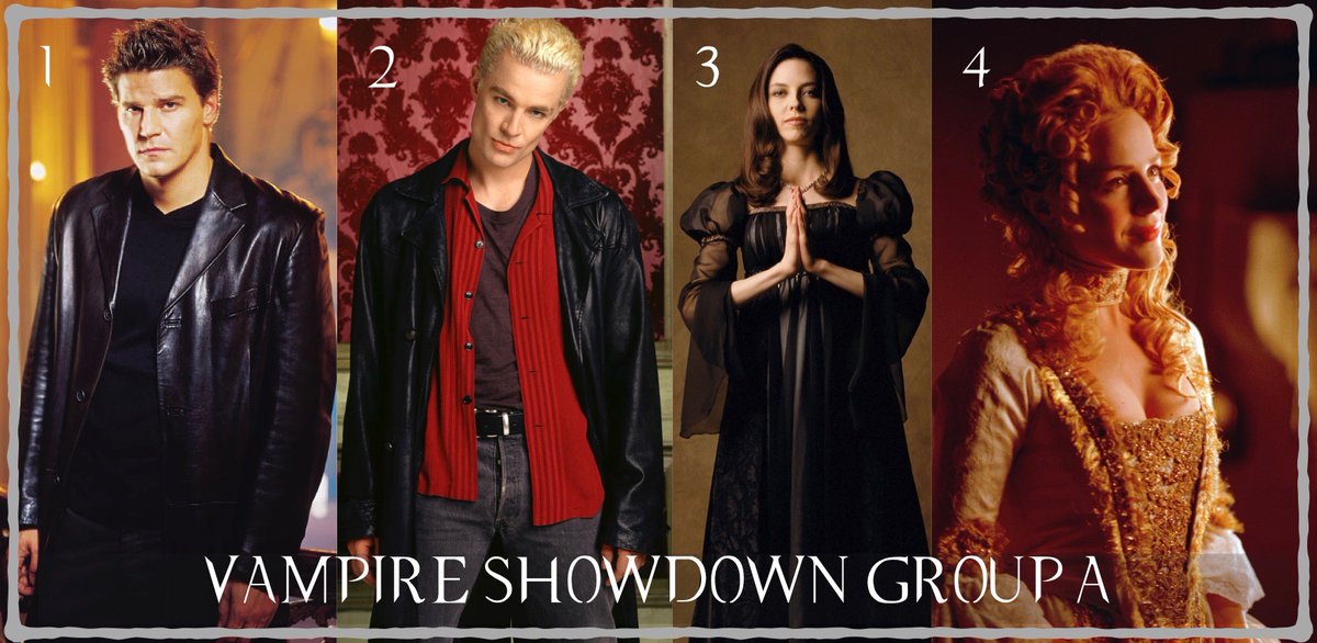 SheffieldGothic's tweet photo. Group A: Buffy the Vampire Slayer
#VampireShowdown #GothsAssemble #IsolationGoth #IsolationLife #Vampire #Buffy #BTVS https://t.co/hsHF3hpmny