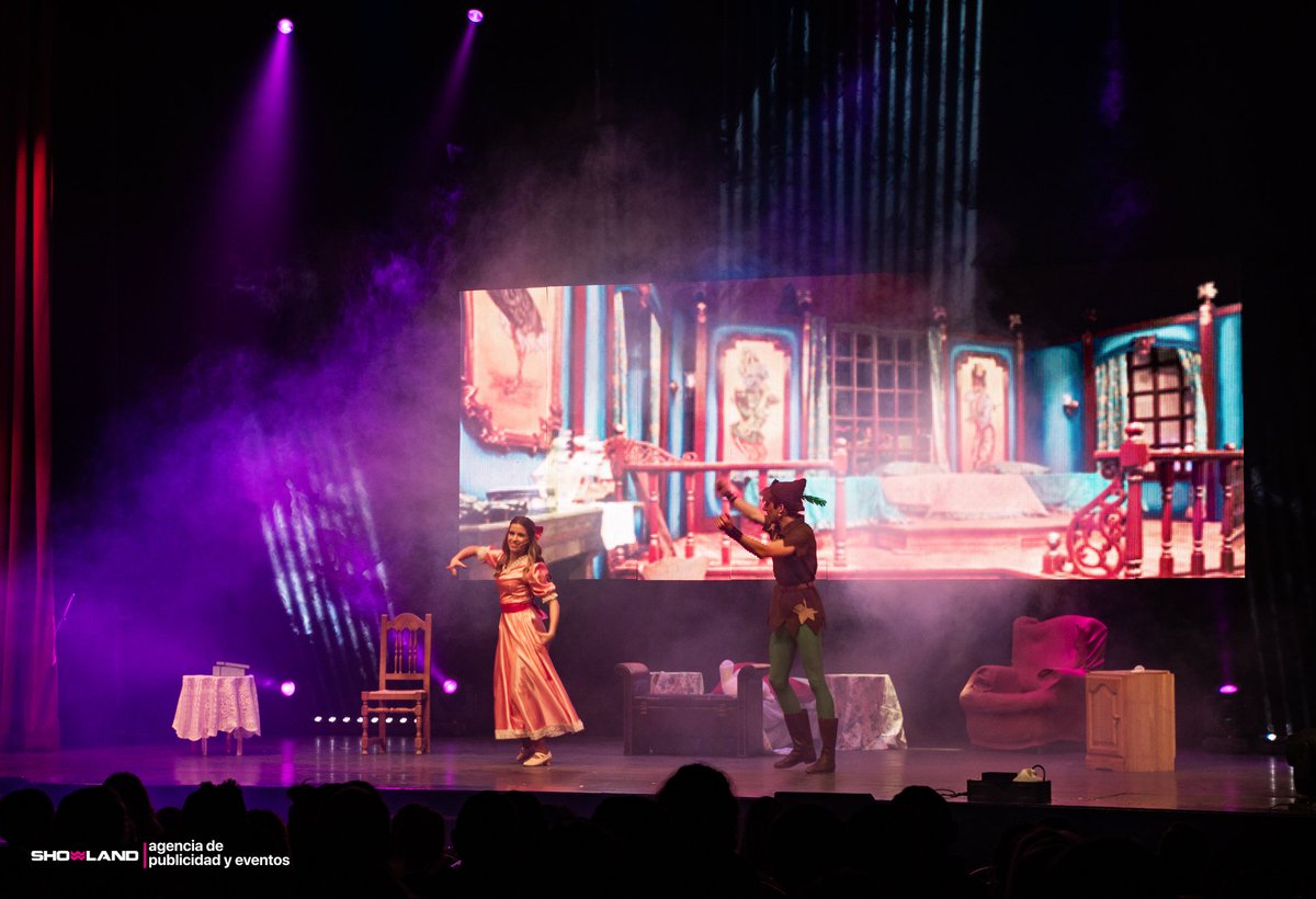 ShowlandGroup's tweet photo. ¡Buenos días! Os compartimos unas fotografías del musical de #PeterPan el pasado 29 de Febrero en el Teatro Palenque. Puedes contratarlo mandando un e-mail a info@showland.es o 677133221/ext.4 #ShowlandEvents #DesigningYourFuture https://t.co/MOmDRHIjML