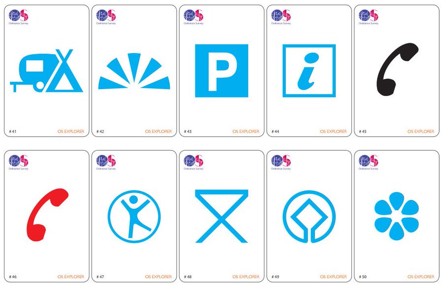 Ordnance Survey on X: "Have you seen our #map symbol flashcards? Print them  out &amp; test your kids' skills - or print two packs for a game of  #geography snap! https://t.co/8DonRct6wn (PDF) #