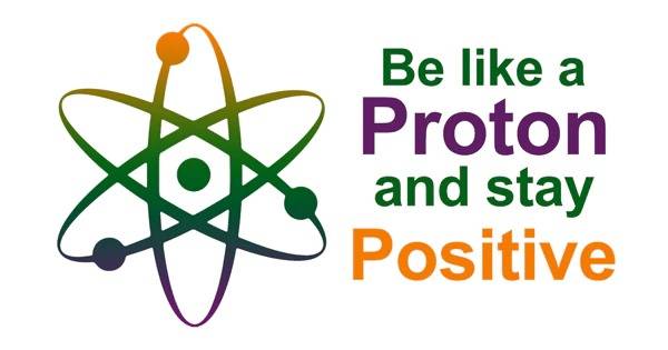 SteamYain's tweet photo. Monday Morning Motivation#MMM - Be like a proton and stay positive aka bad energy stay far away. #Art #Engineer #Mathematics #STEAM #Science #Technology #yainsteam #staypostive https://t.co/OUHAYnEu6s