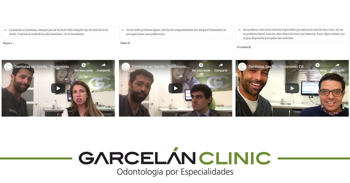 GarcelanClinic's tweet photo. En Garcelán Clinic nuestra mayor preocupación es la #SaludDental de nuestros pacientes, y nos esforzamos por sacarles su mejor sonrisa. No lo decimos nosotros, lo dicen ellos: https://t.co/LpckaQHVhg #OpinionesReales #TestimoniosReales https://t.co/DNN6kN9ZAT