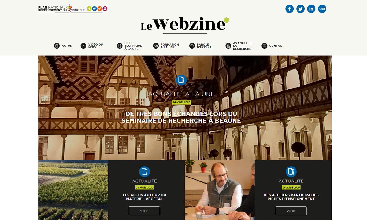 PlanDepVignoble's tweet photo. Pour bien commencer la semaine, découvrez un nouveau numéro du #webzine !

🔸 Retours sur le séminaire de Beaune
🔸 Matériel végétal : point d’étape
🔸 Benchmarking sur la production de plants
🔸 Tout savoir sur les #sciences participatives

👉 Par ici https://t.co/yC4aFh4NvO https://t.co/FCSEp2sjyn