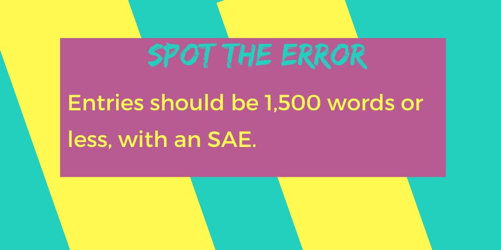 WritingMagazine's tweet image. Writers, here&apos;s this week&apos;s #SpotTheError 

Be sure to get your friends involved!