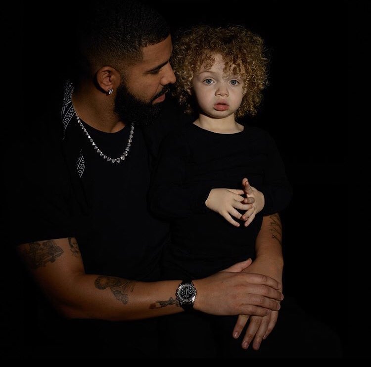 rhodegurl's tweet photo. DRAKE’S SON IS SO FUCKING ADORABLE https://t.co/5NaD61m8oV