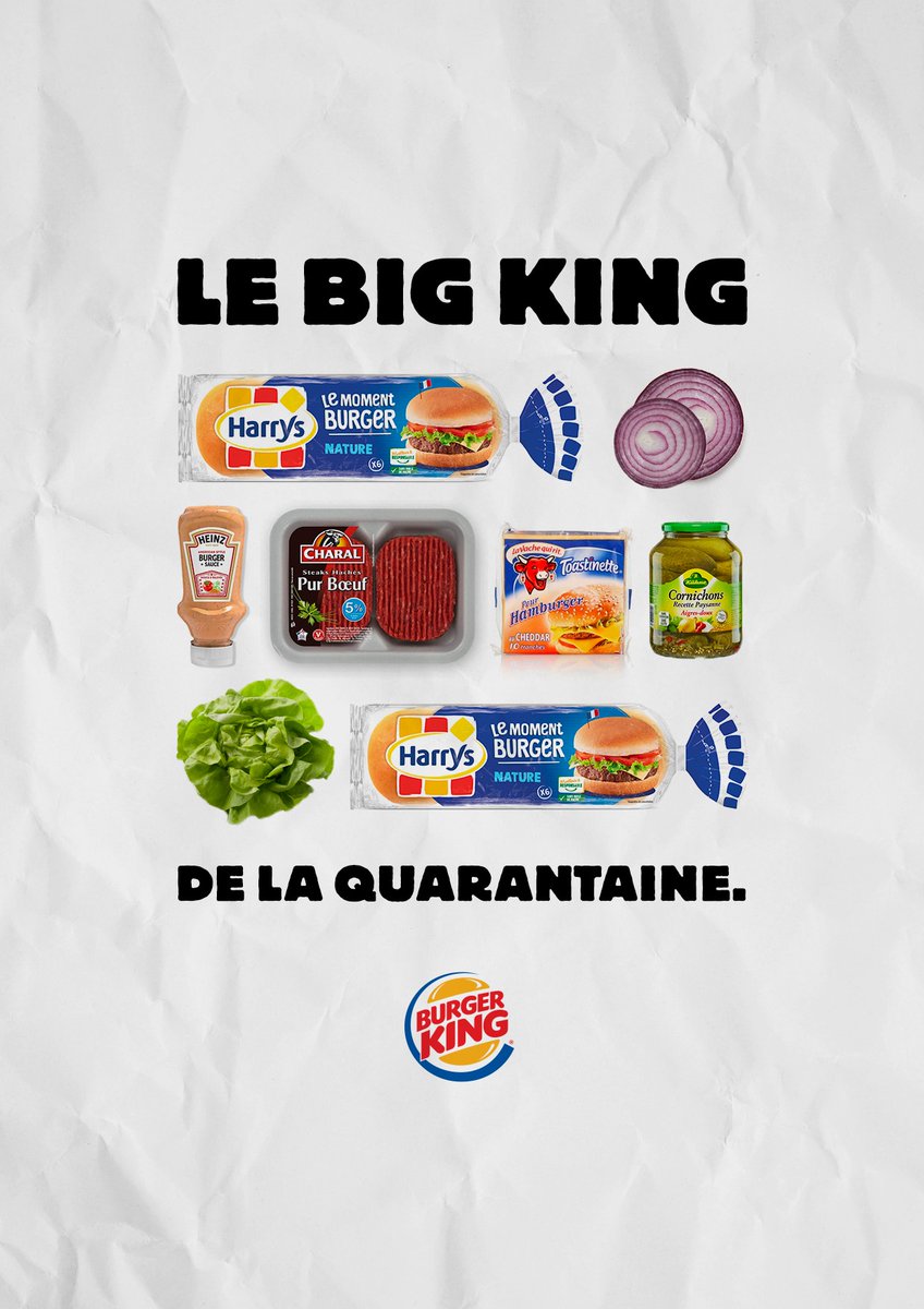 NoellaNeffati's tweet photo. Hyper smart @BurgerKingFR. 👏🏽 https://t.co/6MHCf5dDIR