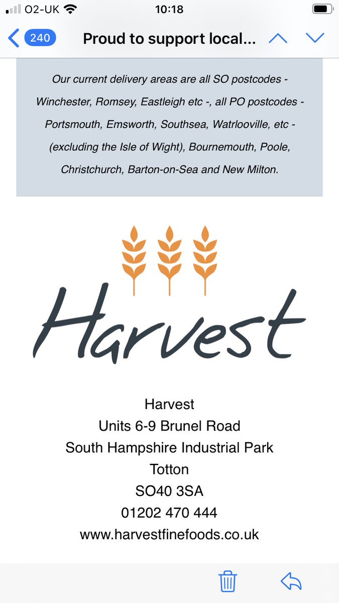 Not only Family Veg Boxes, Fruit boxes and Small Veg boxes- But Harvest <a href="/TLHFF/">Harvest Fine Foods</a> are Supporting many our our local producers with their home delivery service. order on line harvestfinefoods.co.uk (min order value applies)