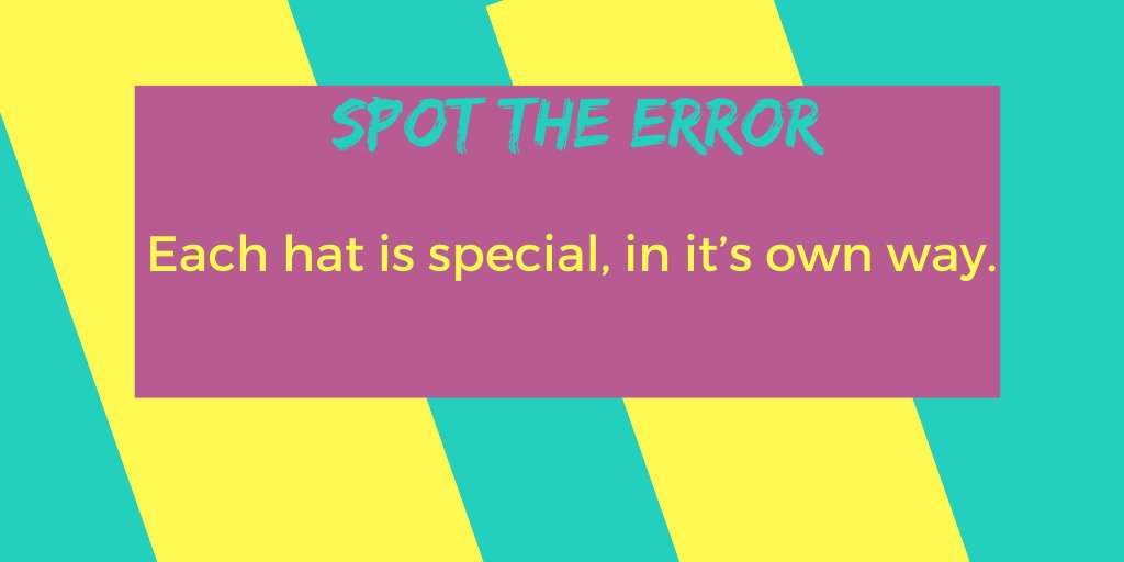 WritingMagazine's tweet image. Can you crack this week&apos;s #SpotTheError?