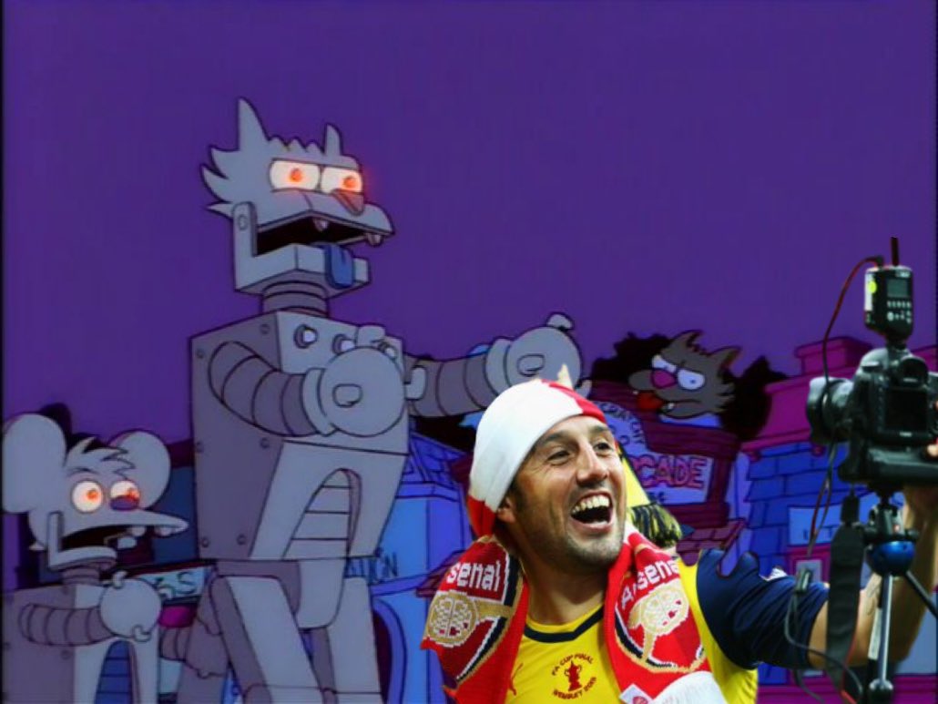 Going to start a thread of random Simpsons / Arsenal photos. I’ll update it every so often...