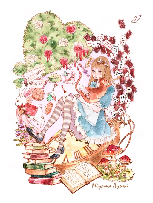 塗り絵本『Coloriage』よりアリスの線画?お家で過ごす事も多いこの時期、少しでも楽しんで頂けたら幸いです。

高画質データ
https://t.co/7O8D6aH0sI
完成した物は #miya塗り絵 タグで載せて頂けたら嬉しいです。 