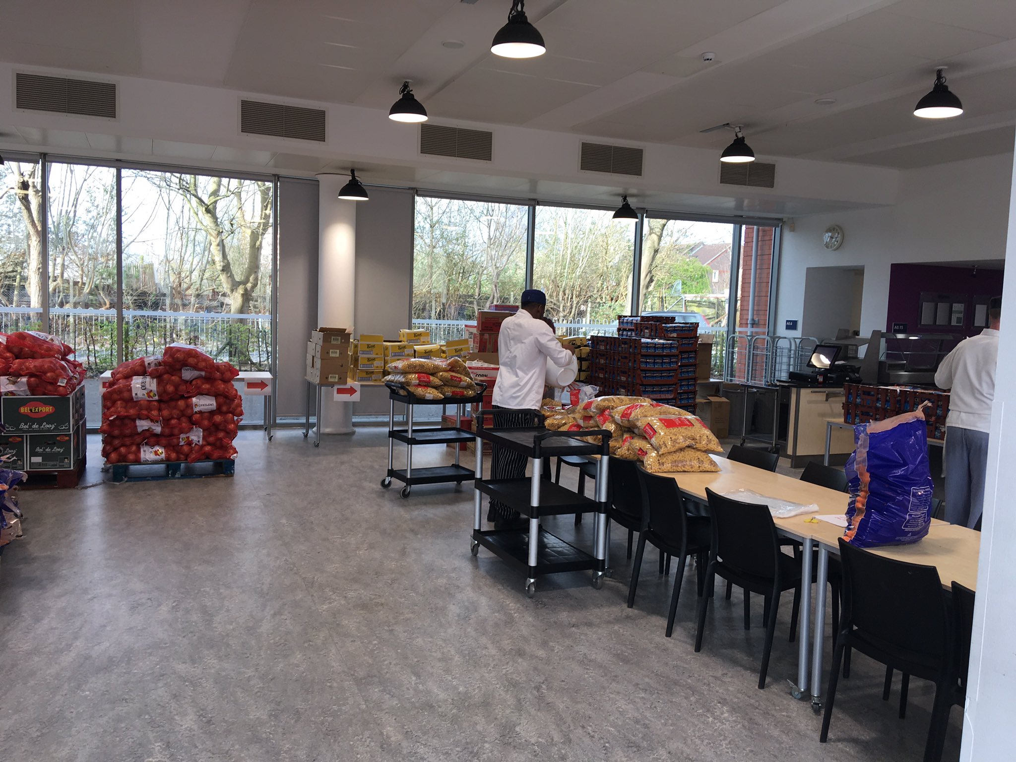 City Academy Bristol on Twitter "340 Food boxes being prepared for the _City_Academy cityeats