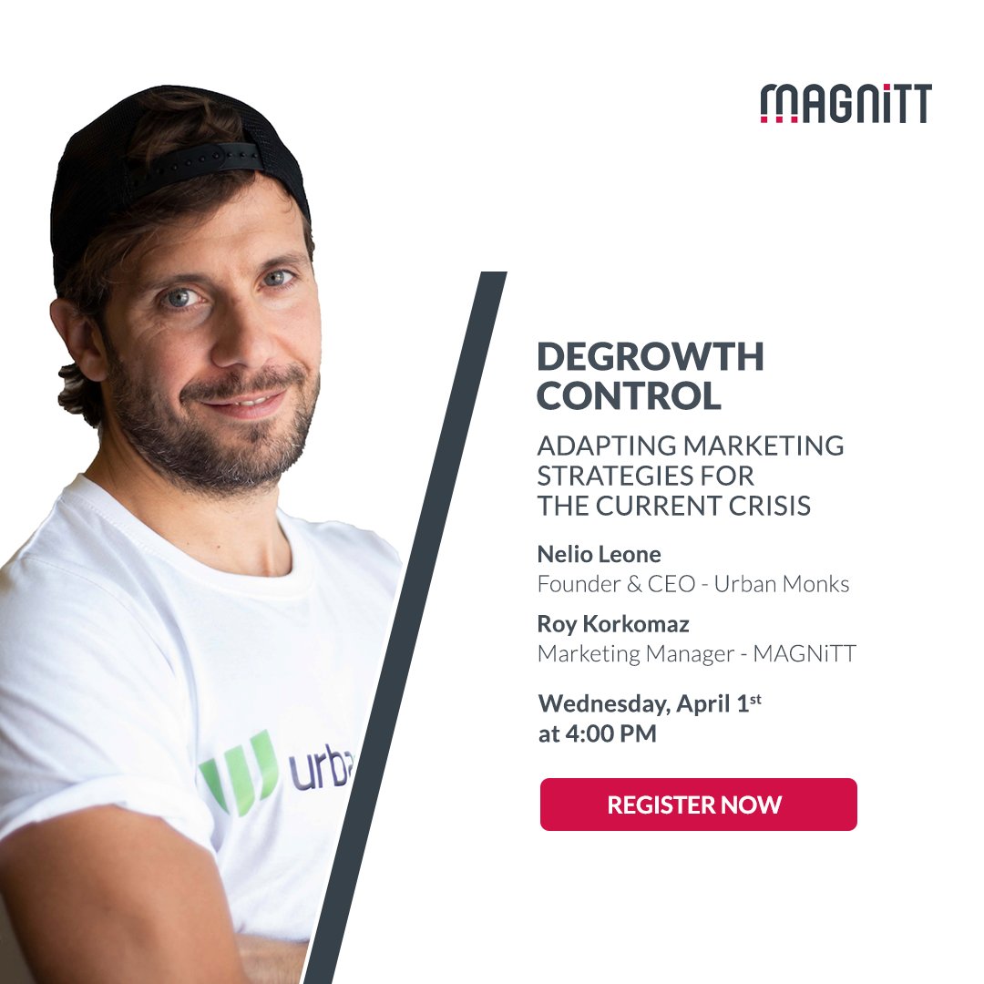 TGC_Saudi's tweet photo. In 2020, the world is witnessing an unprecedented crisis threatening businesses.

Join @MAGNITT's @RoyKorkomaz in this webinar with @nelio_leone to discuss how companies can offset the impact of COVID-19 from a marketing perspective.

Join now through: https://t.co/eTaPeKSepk https://t.co/uLA4qpjMPq