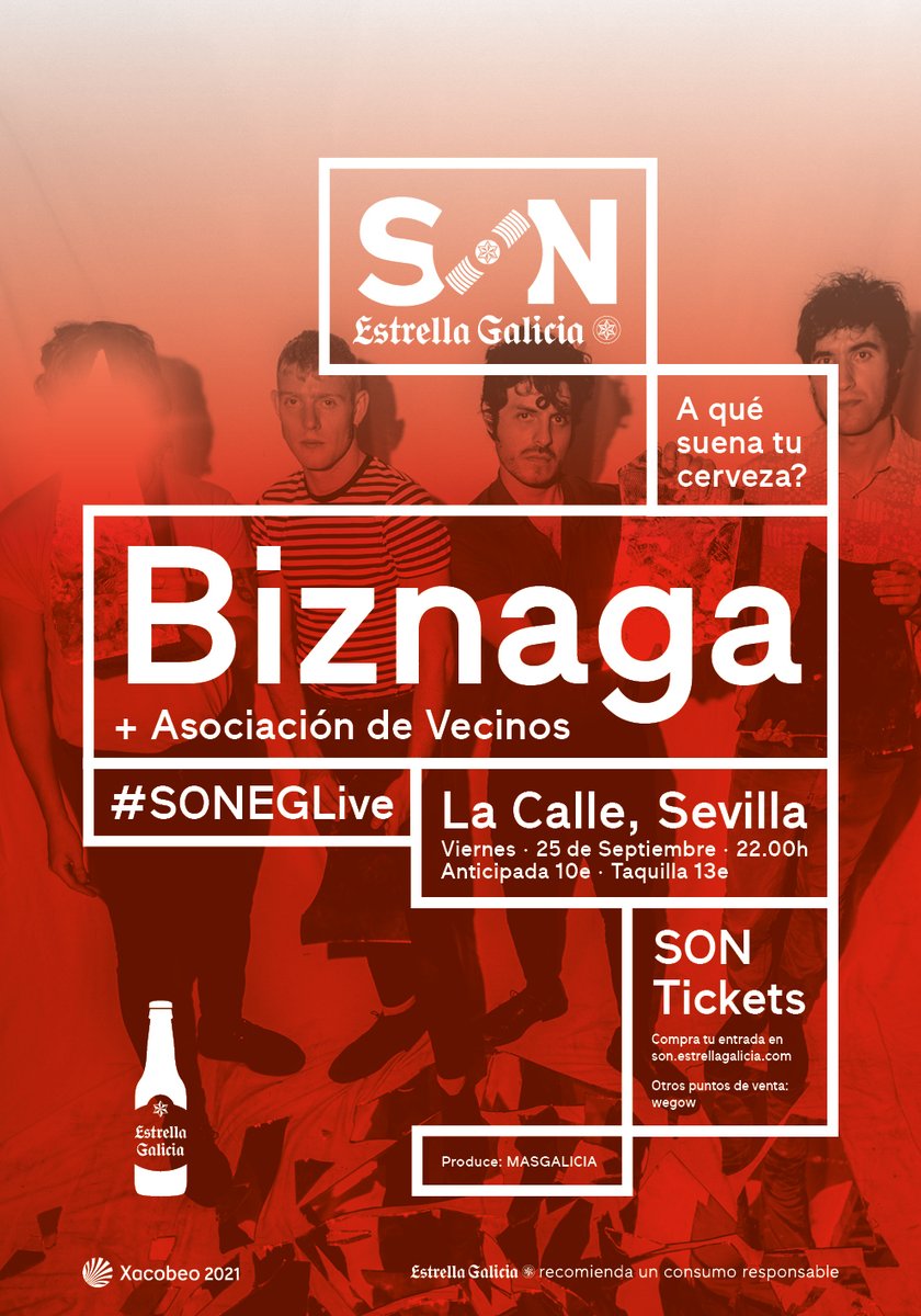 (1/2) ATENCIÓN Debido a la situación provocada por el coronavirus COVID-19, se ha tomado la decisión de retrasar hasta el 25 de septiembre el concierto de <a href="/Biznaga77/">Biznaga</a> en <a href="/Sala_LaCalle/">Sala_LaCalle</a>.