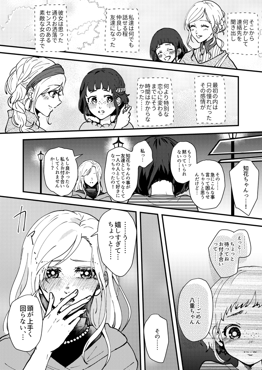 【創作】男性恐怖症の女の子が女の子と付き合おうとするも失敗する話(1) 