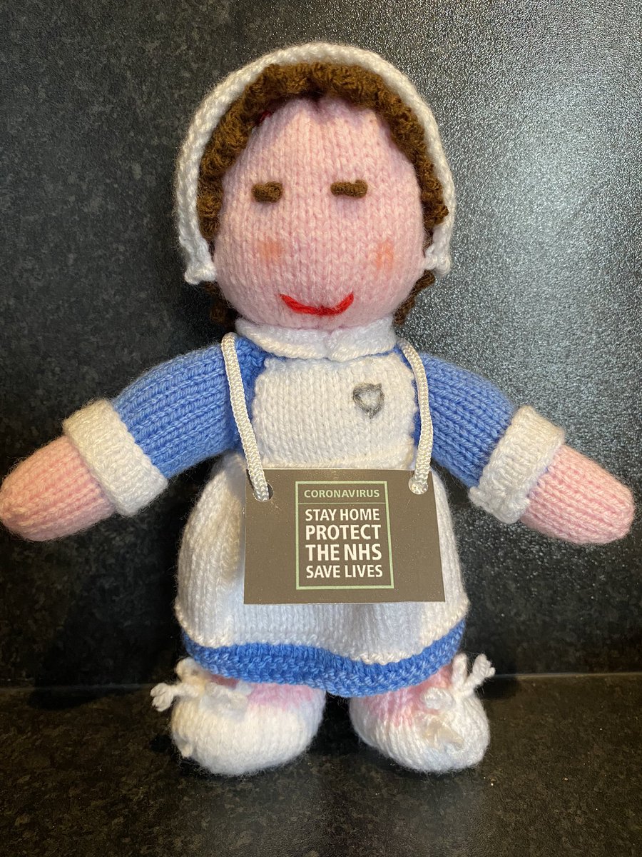 sturt_anthony's tweet photo. @BBCDerby Hi Remember the knitted nurses Ian Skye? They are now carrying the government message 👩‍⚕️ https://t.co/5lavMrvNHD