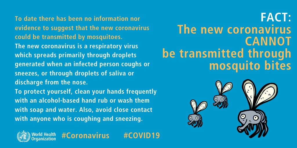Yayinda cutar #Coronavirus ke ci gaba da yaduwa, mutane da dama na ci gaba da yada bayanan karya kan cigar. Ga misali, Hukumar Lafiya ta Duniya (WHO) ta bayyana cewa Cizon sauro ba ya sanyawa a kamu da cutar Coronavirus kamar yadda wasu ke yadawa:  bindiddigi.com/2020/03/29/ciz… #Corona