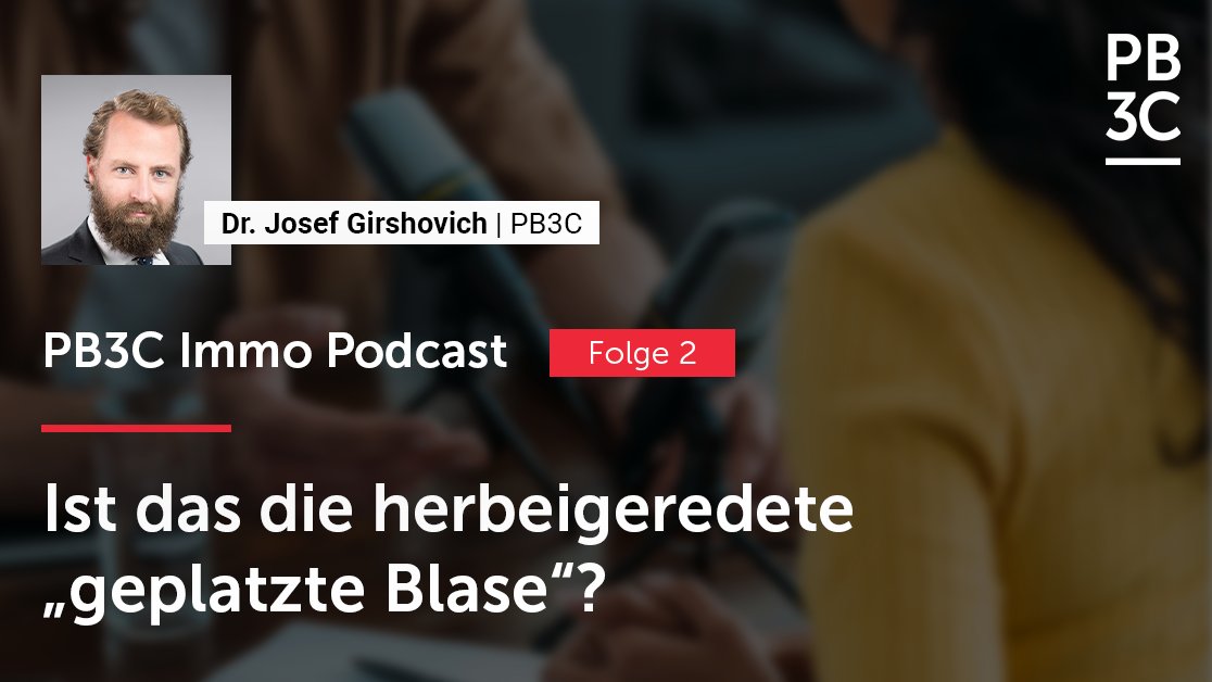 PB3C_GmbH's tweet photo. Wie wirkt sich #Corona auf den Wohnungsmarkt aus? Über die drohende Rezession im Immobilienmarkt diskutiert Dr. Josef Girshovich im zweiten #PB3C #Podcast mit den Branchen-Experten Prof. Dr. Michael Voigtländer, Jürgen Michael Schick und John Bothe:
https://t.co/6iZcow0qXC https://t.co/ziEG56o6Ys