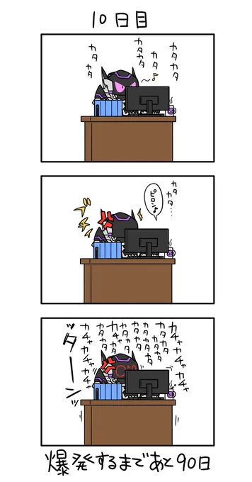 「100日後に爆発する怪人」
10日目 