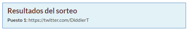 UnitedStudiosES's tweet photo. ⚠️¡Chicos el sorteo se ah finalizado!⚠️
🥇El ganador es @DiddierT 
🔥¡Felicitaciones!
🎁Reclama tu premio al MD📩 https://t.co/TyQHuMKkpa