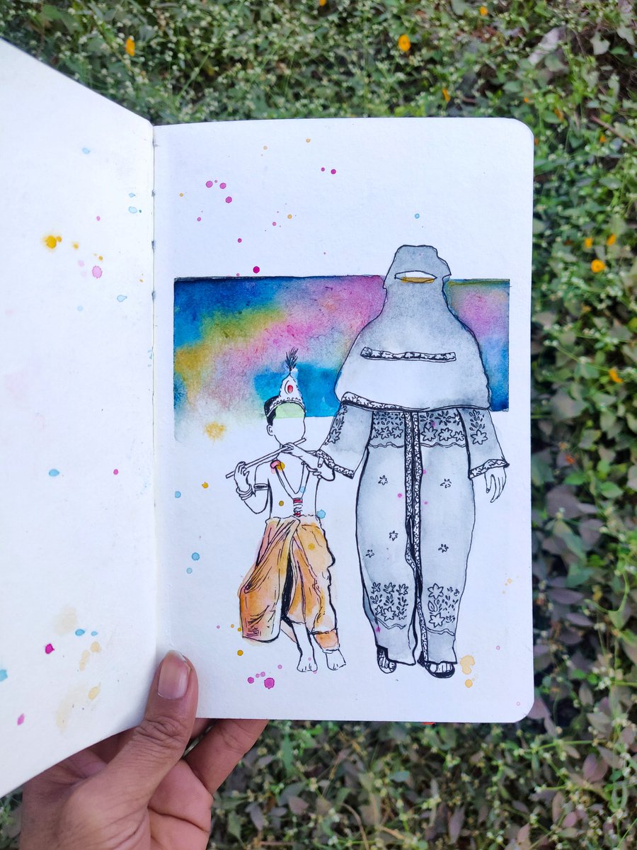 TheFruspire's tweet photo. Artwork -9
Campaign - Hindu Muslim Khelega?

Artwork by- @artbyshiri

Spread the Message 🍁

#hindumuslimkhelega #campaign #love #hindu #muslim #hinduism #Islam #politcs #communallove #communalharmony  #artistsofinstagram #artistofindia https://t.co/8MDkrMP4Ht