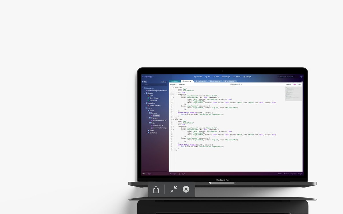 stupidapp's tweet photo. a few years ago, Designit had the chance to work with the LG webOS team on redesigning the IDE for its Enyo js framework.

@ismh @snazzyq https://t.co/0hg9QmTeyU