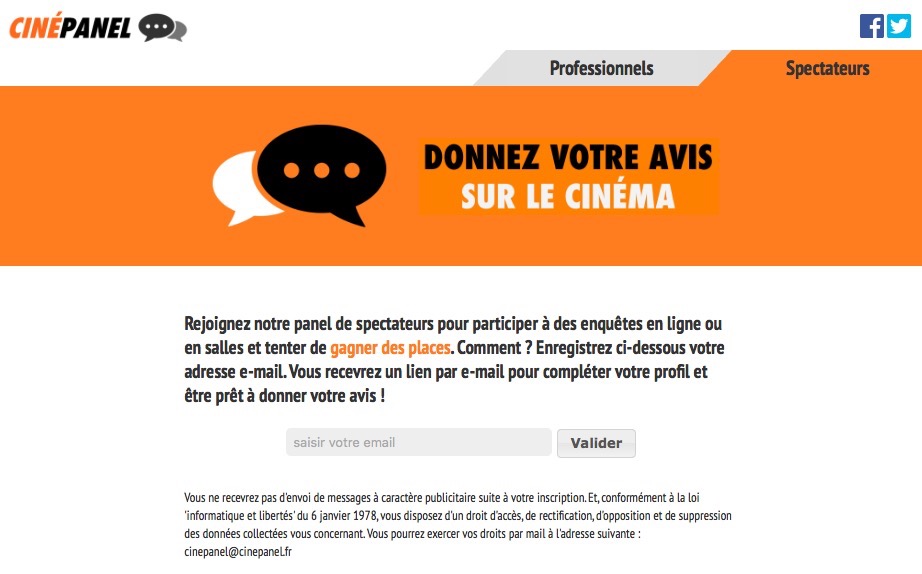 cinepanel's tweet photo. En cette période de confinement, c’est le moment idéal de vous inscrire sur CinéPanel en saisissant votre mail sur notre page https://t.co/jIWYqNMicG. Vous recevrez un mail (sinon regardez vos Spams) pour compléter votre profil. Puis vous pourrez participer à nos tests cinéma. https://t.co/ypqYMM9EWV